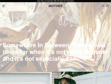 Tablet Screenshot of motherdenim.com